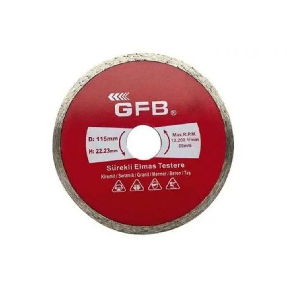 GFB SUREKLI ELMAS TESTERE 180 mm
