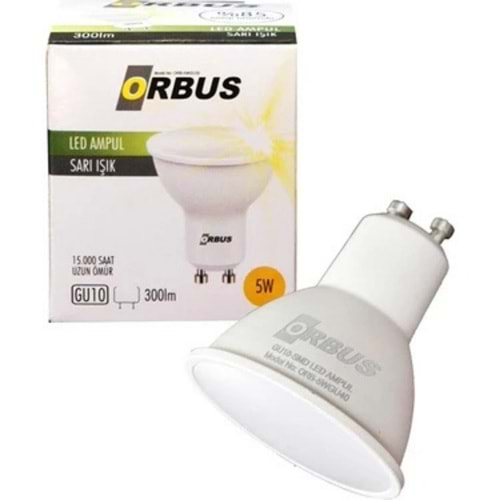 ORBUS 5W GU10 GUNISIGI LED SPOT AMPUL