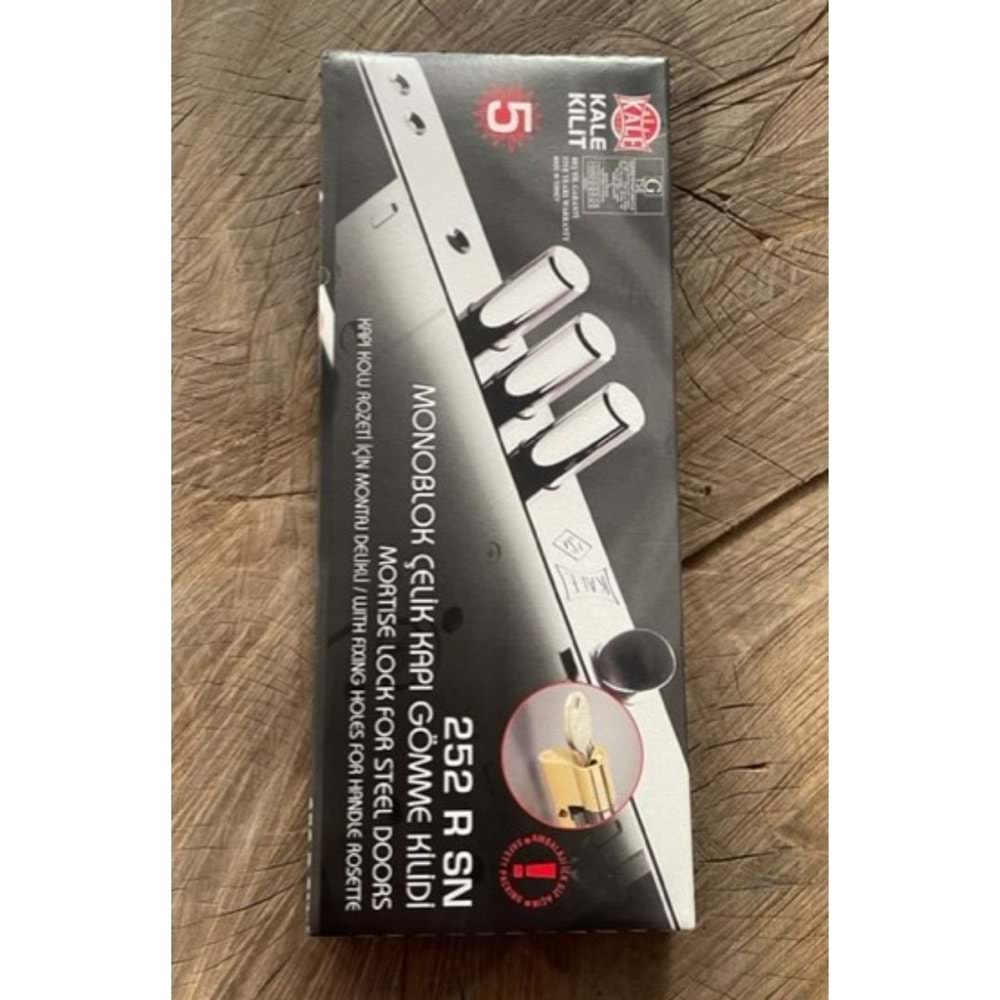 KALE 252 R MONOBLOK ÇELİK KAPI KİLİDİ (SN SATEN)