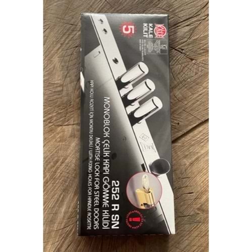KALE 252 R MONOBLOK ÇELİK KAPI KİLİDİ (SN SATEN)