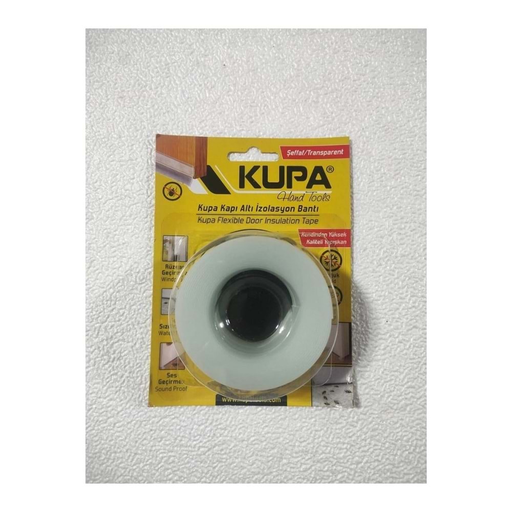 KUPA KUP6100 KAPI ALTI İZOLASYON BANTI 4 CM X 3 MT
