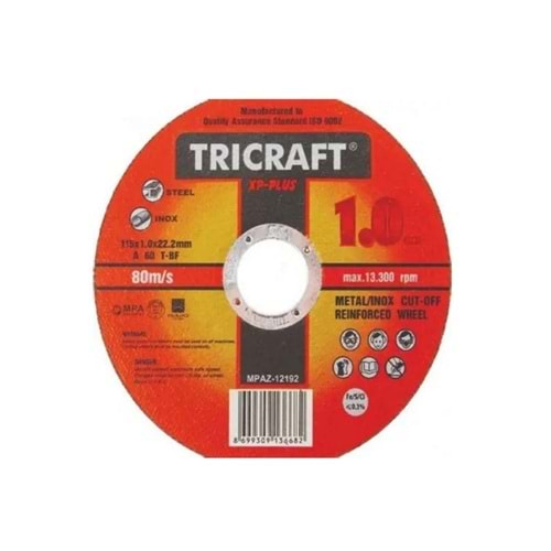 TRICRAFT INOX METAL KESICI 180*8*22,2 mm