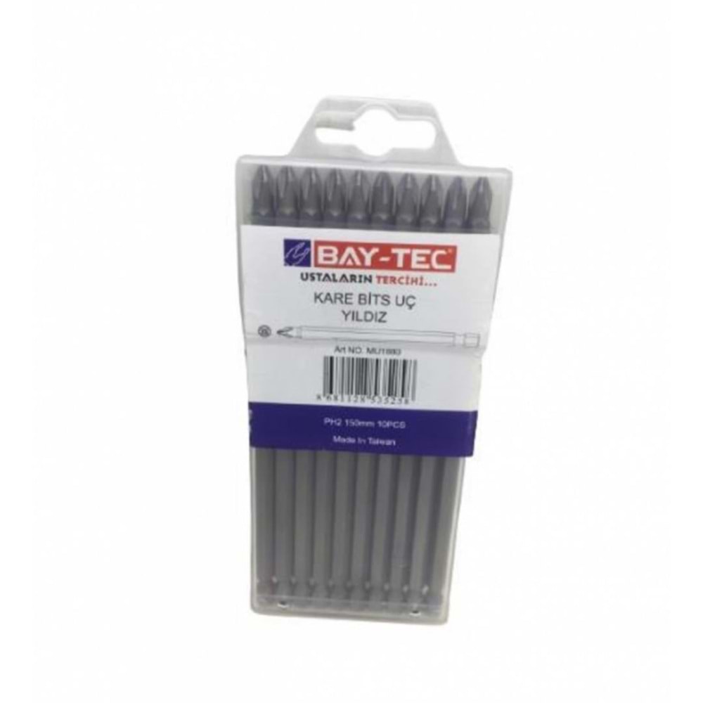 BAY-TEC KARE BITS UC YILDIZ PH2 150mm