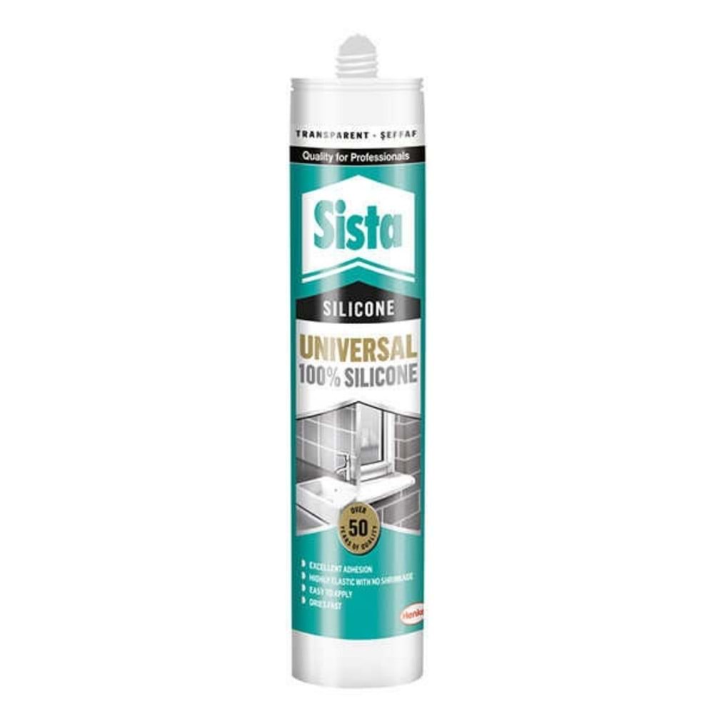 SİSTA SİLİKON ŞEFFAF 280 ML