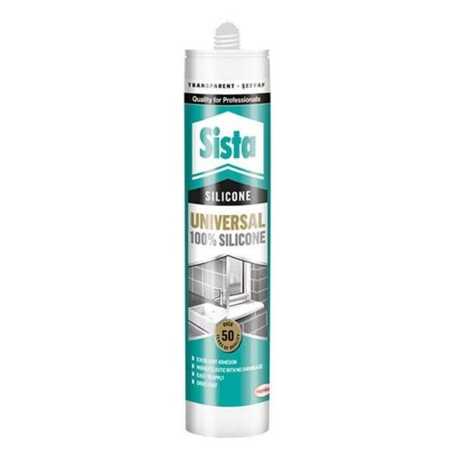 SİSTA SİLİKON ŞEFFAF 280 ML