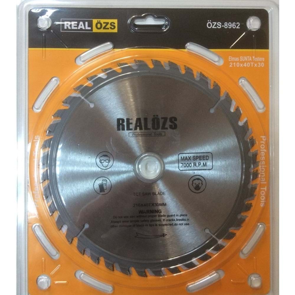 REAL OZS SUNTA KESME ELMASLI - 210*40T*30