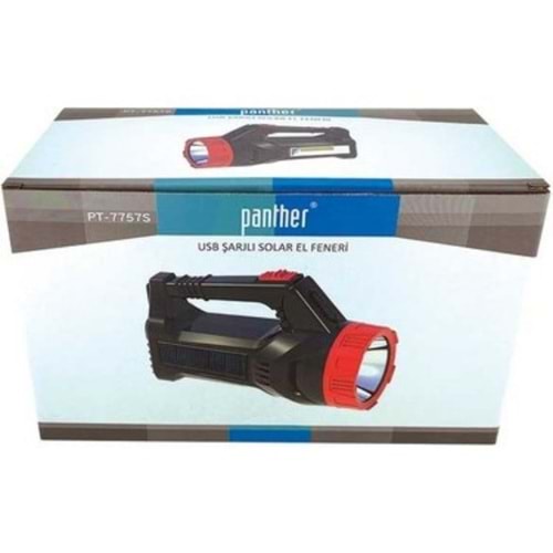 PANTHER USB SARJLI SOLAR EL FENERI