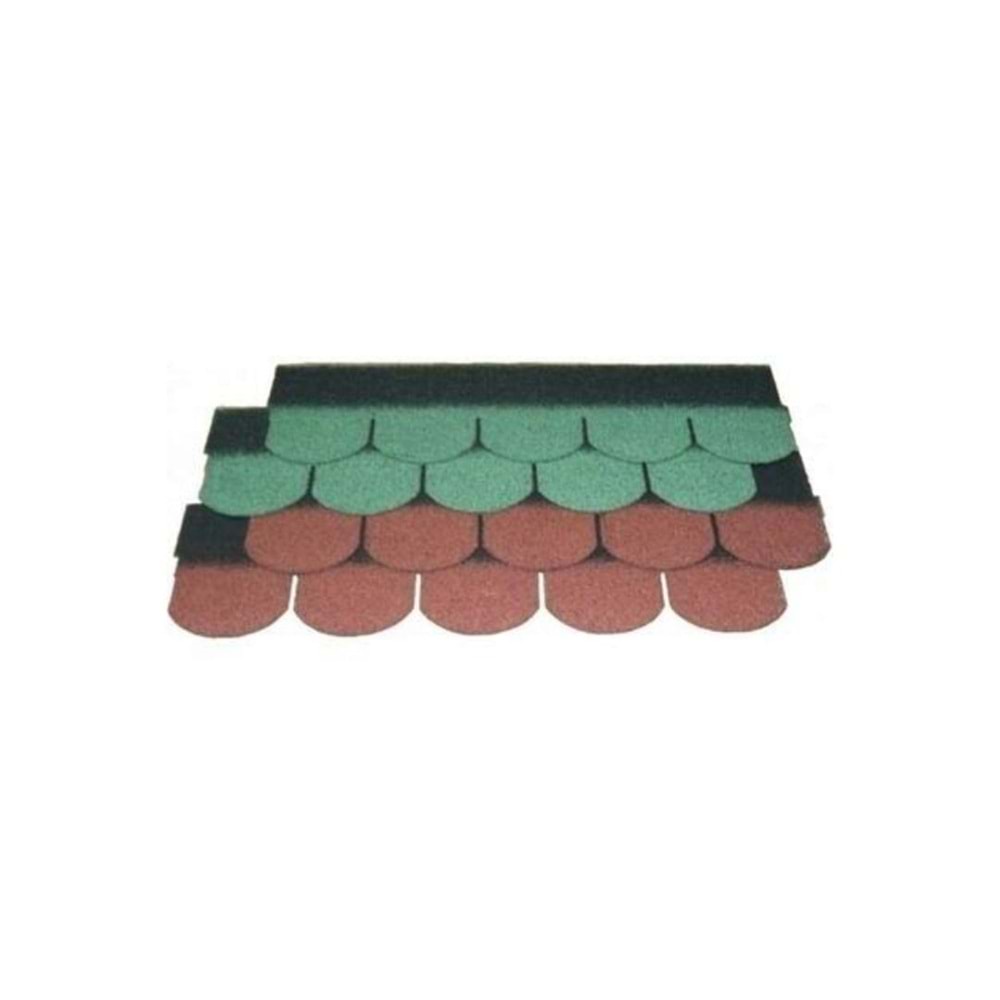 4x4 RULO SHINGLE YUVARLAK KIRMIZI (ÇUKUROVA)