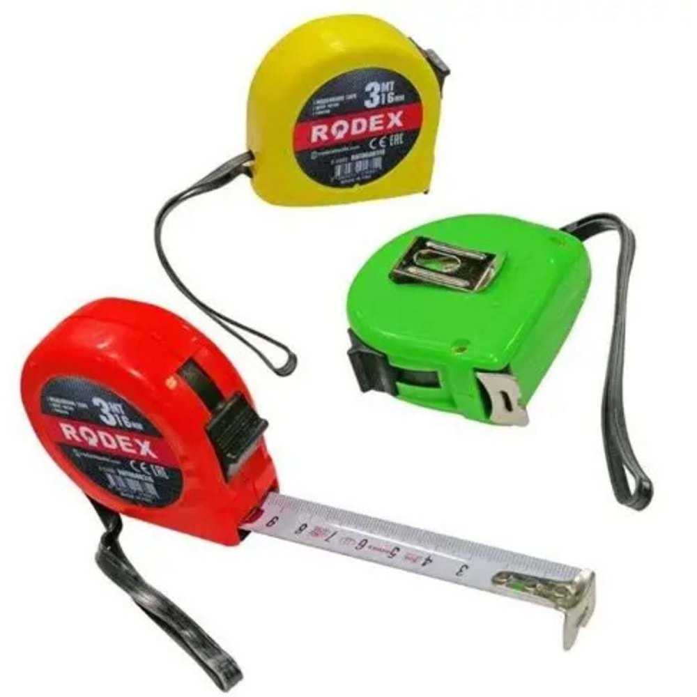 METRE ŞERİT 3X16 MM RODEX