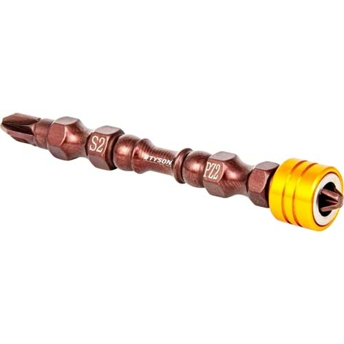 TYSON TYS9682 MIKNATIS UÇLU BİTS UÇ PZ2 X 65 ÇİFT YÖNLÜ