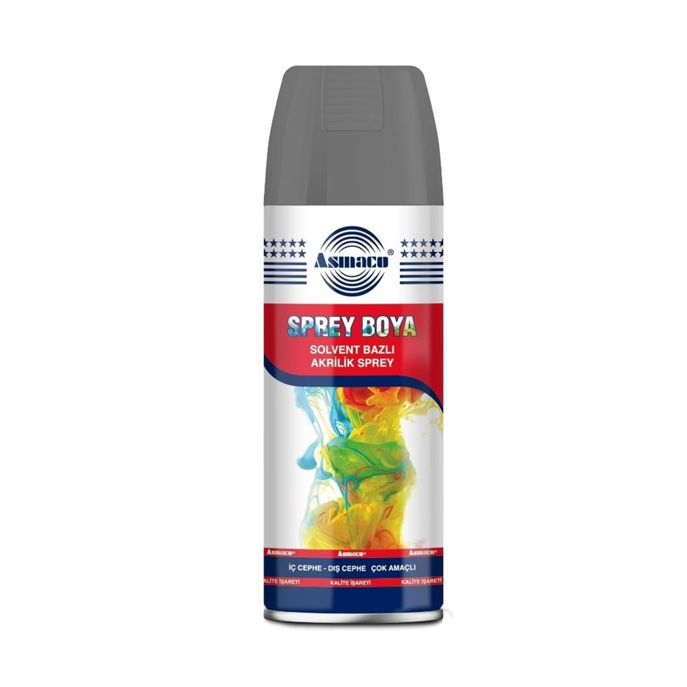 ASMACO AKRİLİK SPREY BOYA 400 ML GRİ RAL 7001