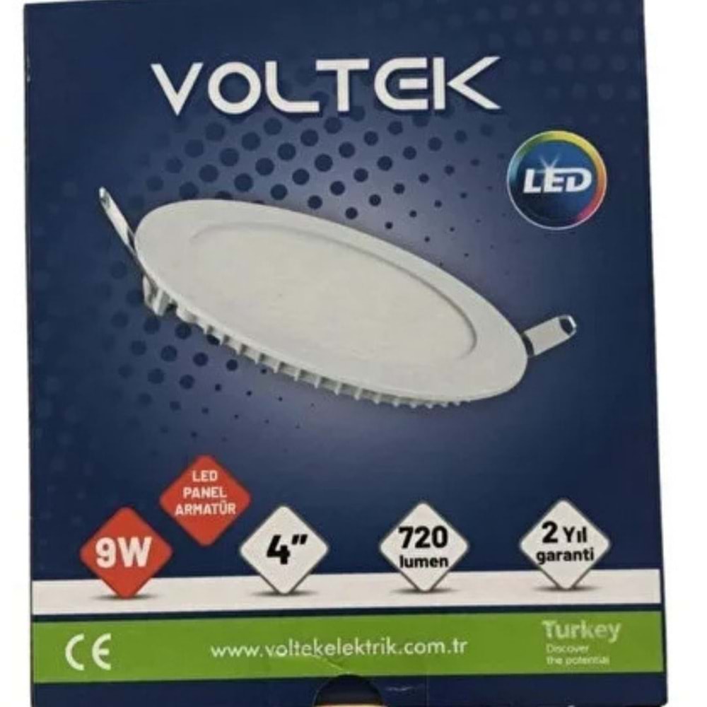 VOLTEK 9W S.A LED PANEL GÜNIŞIĞI