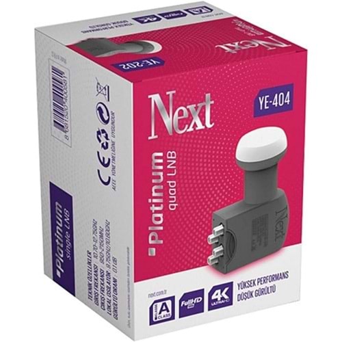 NEXT YE-404 PLATİNUM QUAD LNB FULL HD 4 LÜ